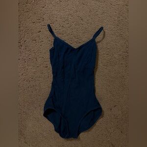 Capezio navy blue leotard